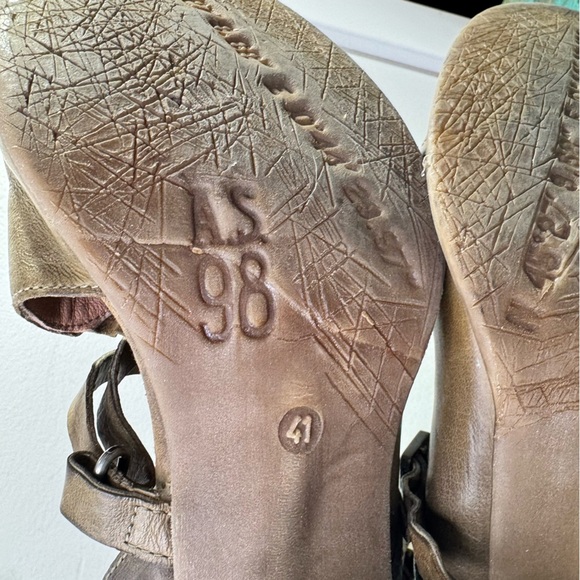 A.S. 98 Strappy Closed Toe Shoe Size 41 - Picture 10 of 11